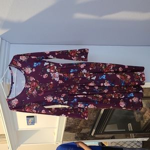 Long sleeved fall dress